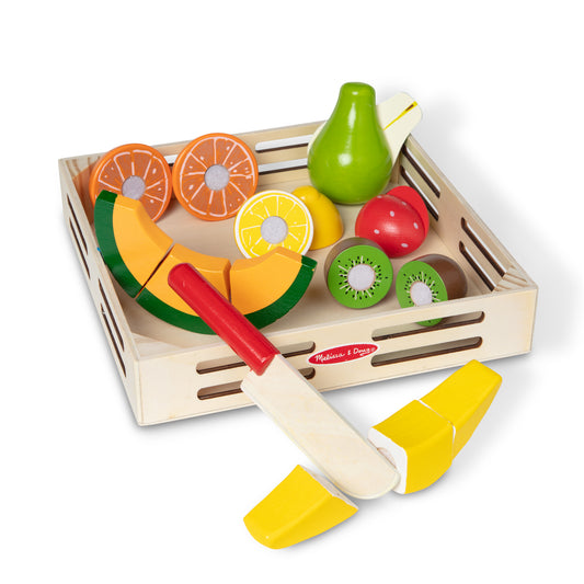 Melissa & Doug Food Groups - 21 Wooden Pieces and 4 Crates, Multi